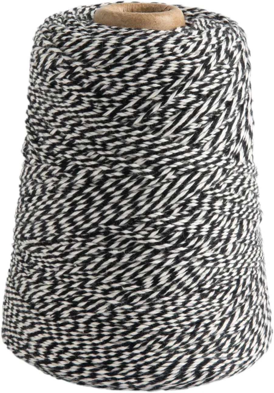 Knit Picks Dishie Cone Worsted Weight 100% Cotton Yarn - 400 g (Black Twist)