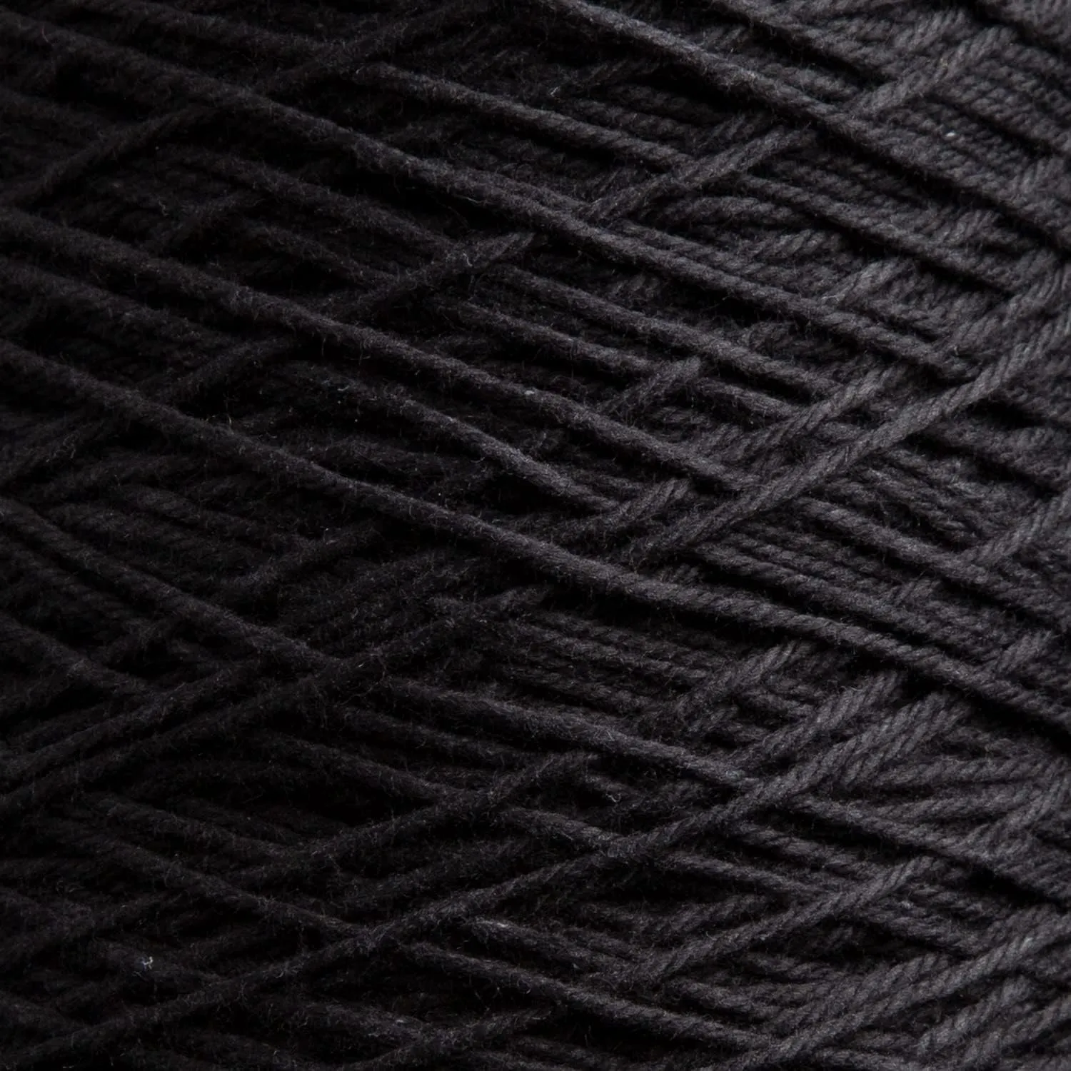 Knit Picks Dishie Cone Worsted Weight 100% Cotton Yarn - 400 g (Black)