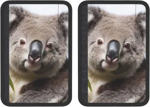 Koala Bear Car Seat Belt Pad 2 Pack Universal Fit Seatbelt Cover Soft and Comfortable Backpack Shoulder Pad Adjustable Neck Cushion Protector Harness Pad for Car Bag