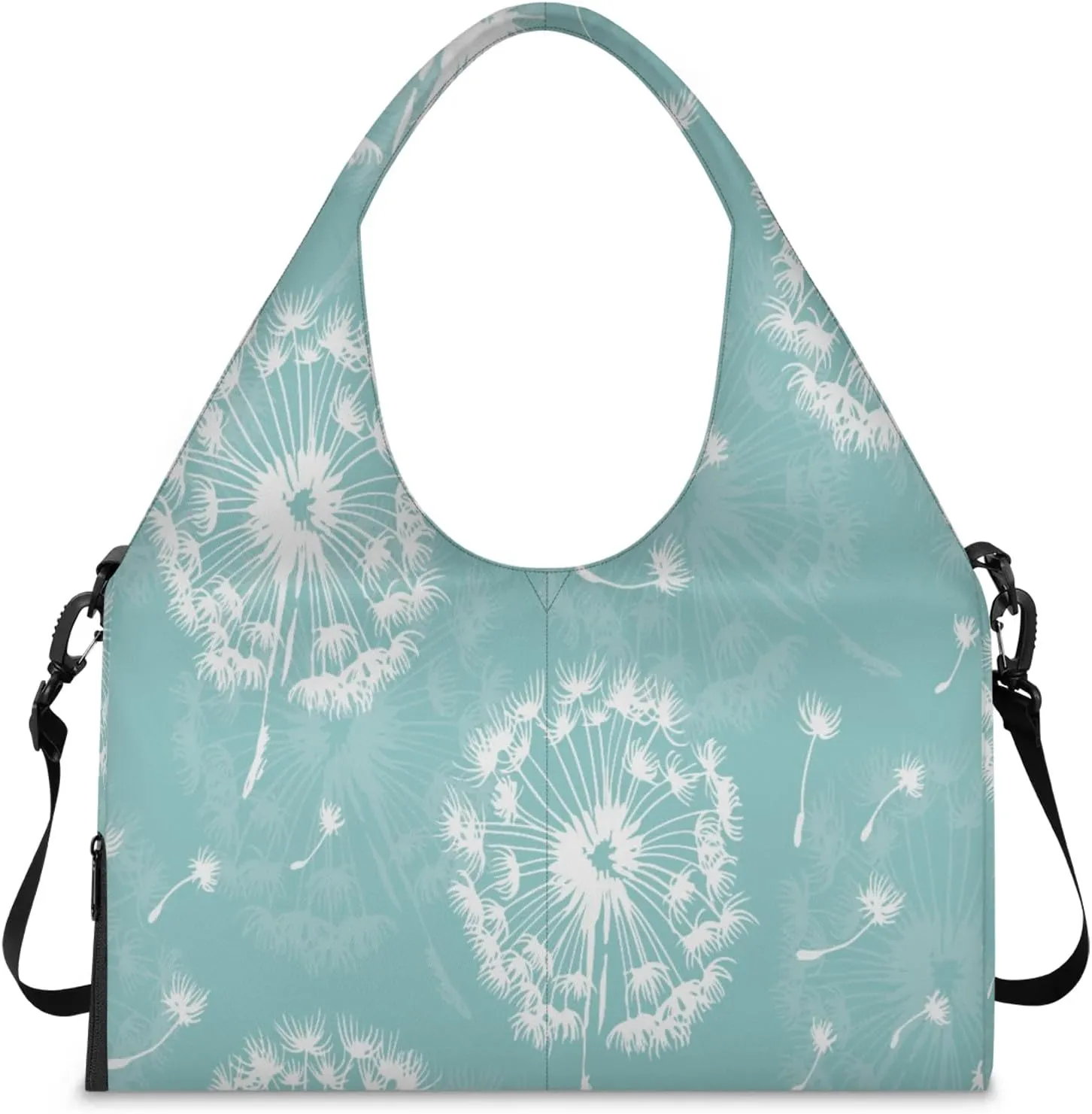 KOBLEN Yoga Gym Bags for Women Duffel Bag with Shoe Compartment and Yoga Mat Portable Weekender Bags for Pilates Travel Offices Workout Beach