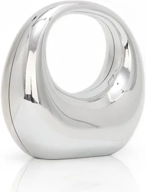 KUANG! Acrylic Evening Handbag for Women Moon Shape Purse Top Handle Clutch Evening Shoulder Bag for Party