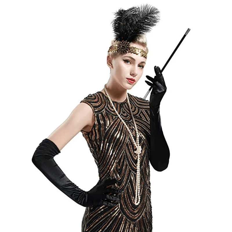 Ladies Long Satin Gloves Opera Costume Bridal Party Prom Wedding Womens Glove Au