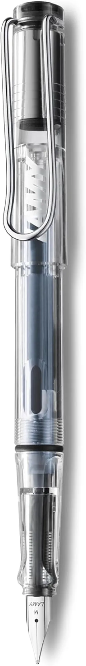 Lamy Safari Vista Fountain Pen - Demonstrator Clear, Extra-Fine Nib L12EF