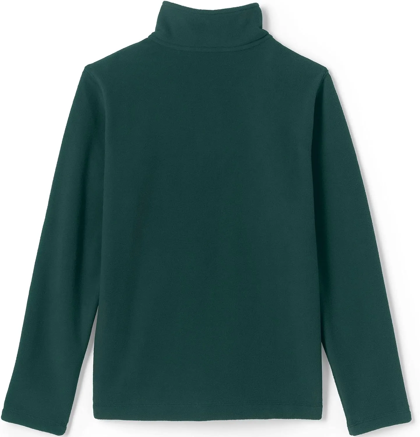 Lands' End School Uniform Kids Lightweight Fleece Quarter Zip Pullover