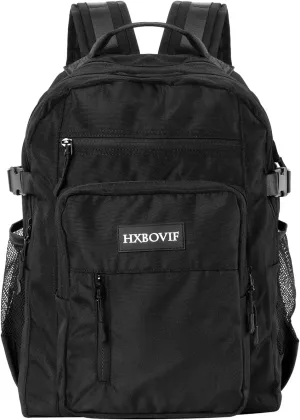 Laptop Backpack for Women Fits 15.6 Inch College Bag Unisex Large School Backpack Student Bookbag Middle School Daypacks Travel Bag(black)