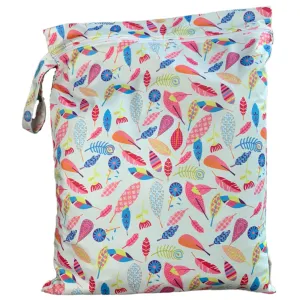 Large 40x50 cm Wet Bag - Feathers