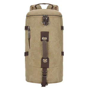 Large capacity man travel bag outdoor mountaineering backpack men bags hiking camping canvas bucket shoulder bag