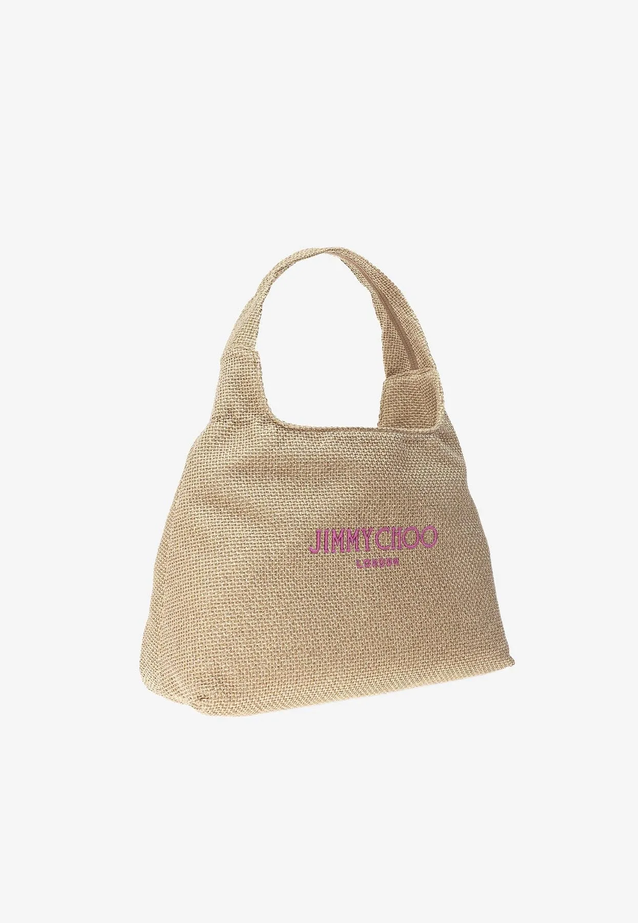 Large Diamond Raffia Tote Bag