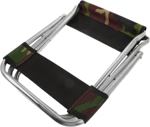 Large Portable Folding Stool Camouflage Fishing Seat Compact Camping Chair Easy to Carry Random Color