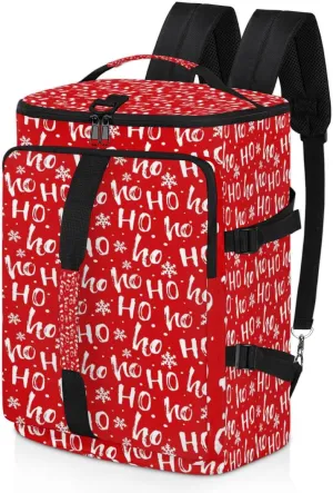 Large Sports Gym Bag With Shoe & Laptop Compartment 47L Waterproof Travel Duffel Bags for Men Women Christmas Letter Pattern Luggage Backpack Duffle Bag