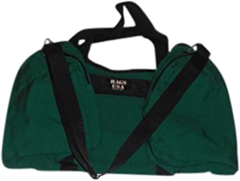 Large Triple Duffle with U Opening, Front Pocket and Two Side Compartment, Perfect Cabin Bag Made in USA.