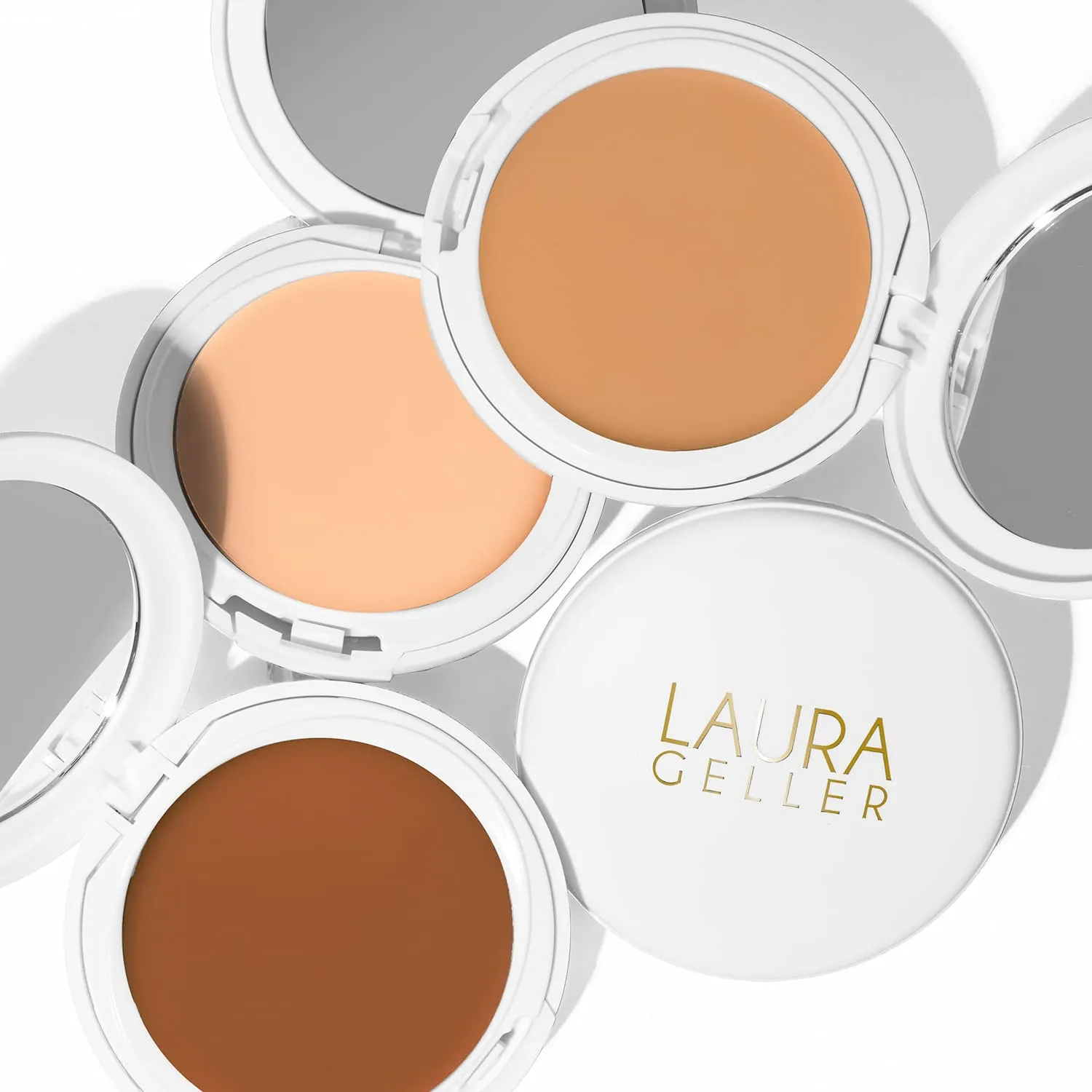 LAURA GELLER NEW YORK Timeless Skin Cream Compact Foundation, Medium to Full Coverage,Medium 230