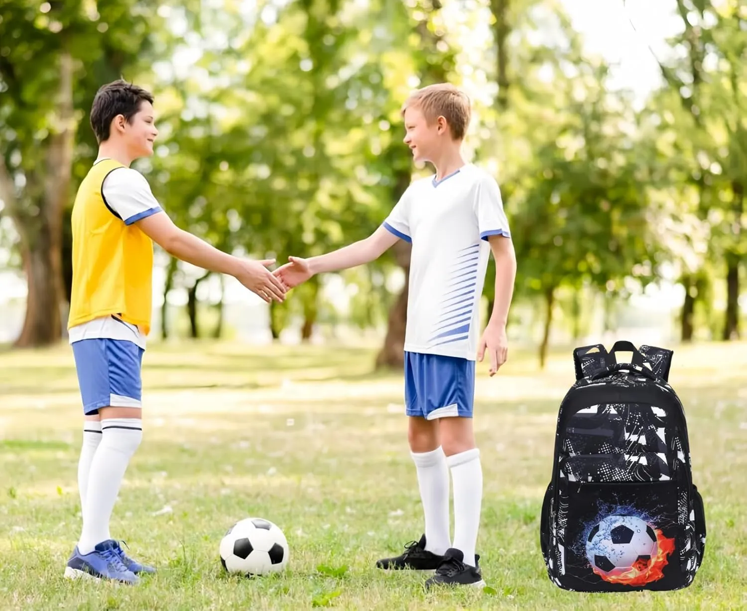 LEDAOU School Backpack Teen Boys Girls Kids Bookbag Daypack School Bag Travel Back Pack Casual