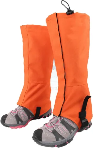 Leg Gaiters,Outdoor Gaiters,Adjustable Size Gaiters,Gaiters for Hiking,Walking,Breathable Gaiters for Men and Women(1 Pair)