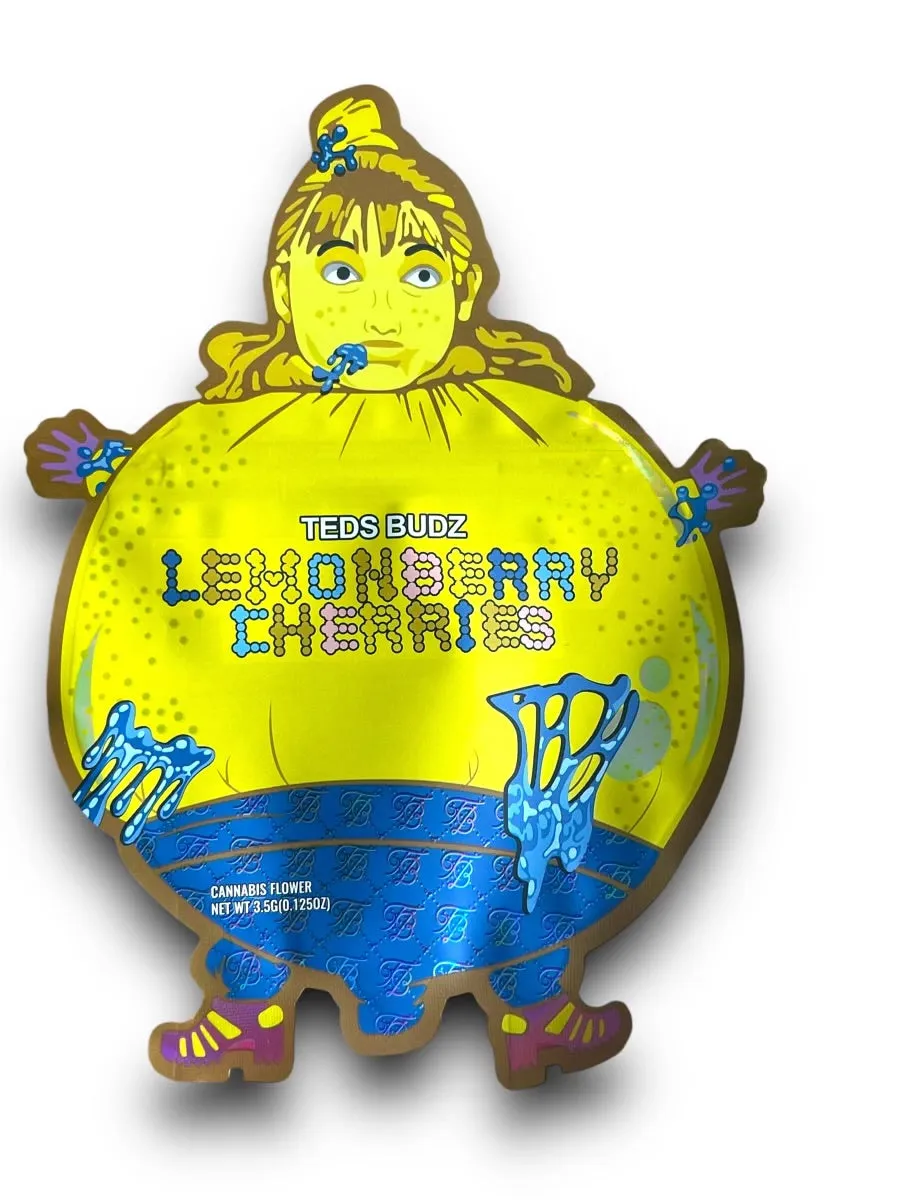 Lemonberry Cherries (Stuffed Girl) Mylar Bag 3.5 Grams | Xotic Packs