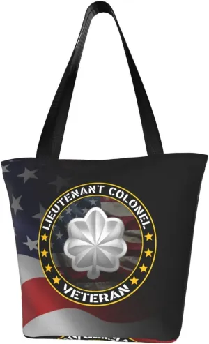 Lieutenant Colonel Veteran Fashion Shoulder Bag Large Capacity For Man Or Woman