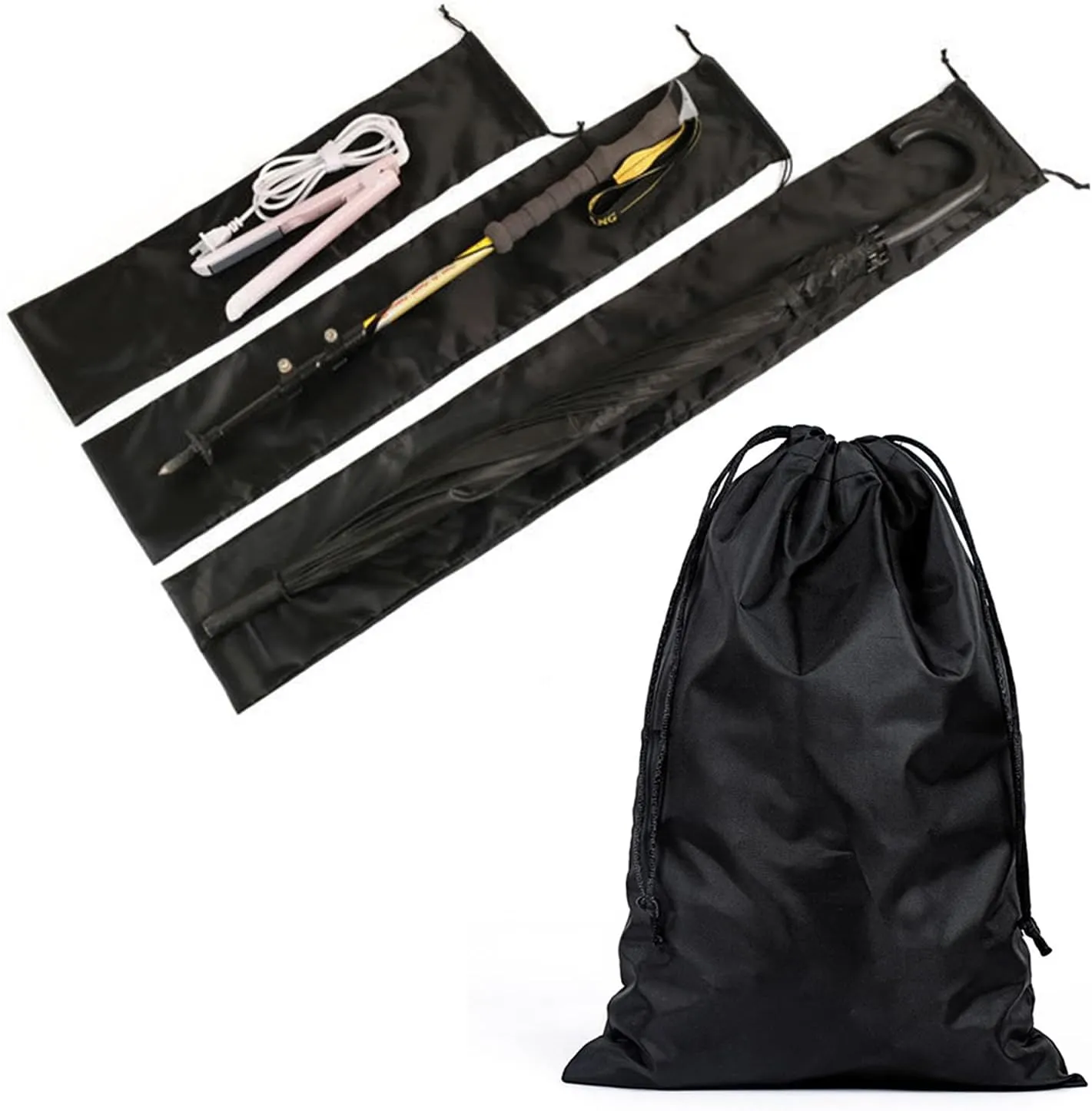 Light Weight Waterproofed Bag Walking Climbing Sticks Poles Carry Case Travel Bag For Walking Sticks And Rain Covers