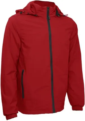 Lightweight Jackets for Men, Red Jacket Comfortable Casual Spring Fall Winter, Zip Up Windbreaker Coat with Pockets
