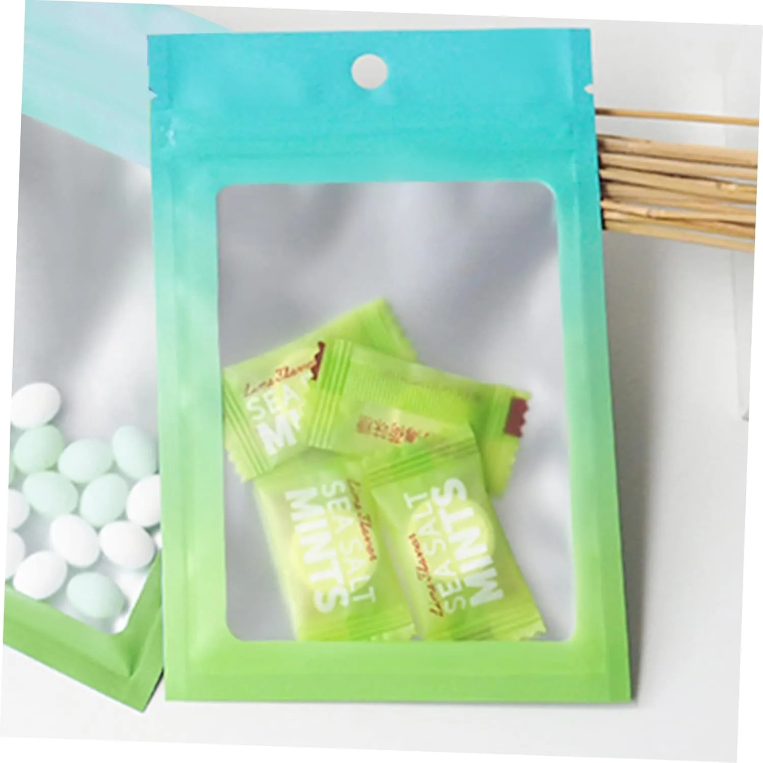 Lightweight Portable Sealing Bags 100pcs Household Pouches for Jewelry Accessory Storage