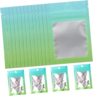 Lightweight Portable Sealing Bags 100pcs Household Pouches for Jewelry Accessory Storage