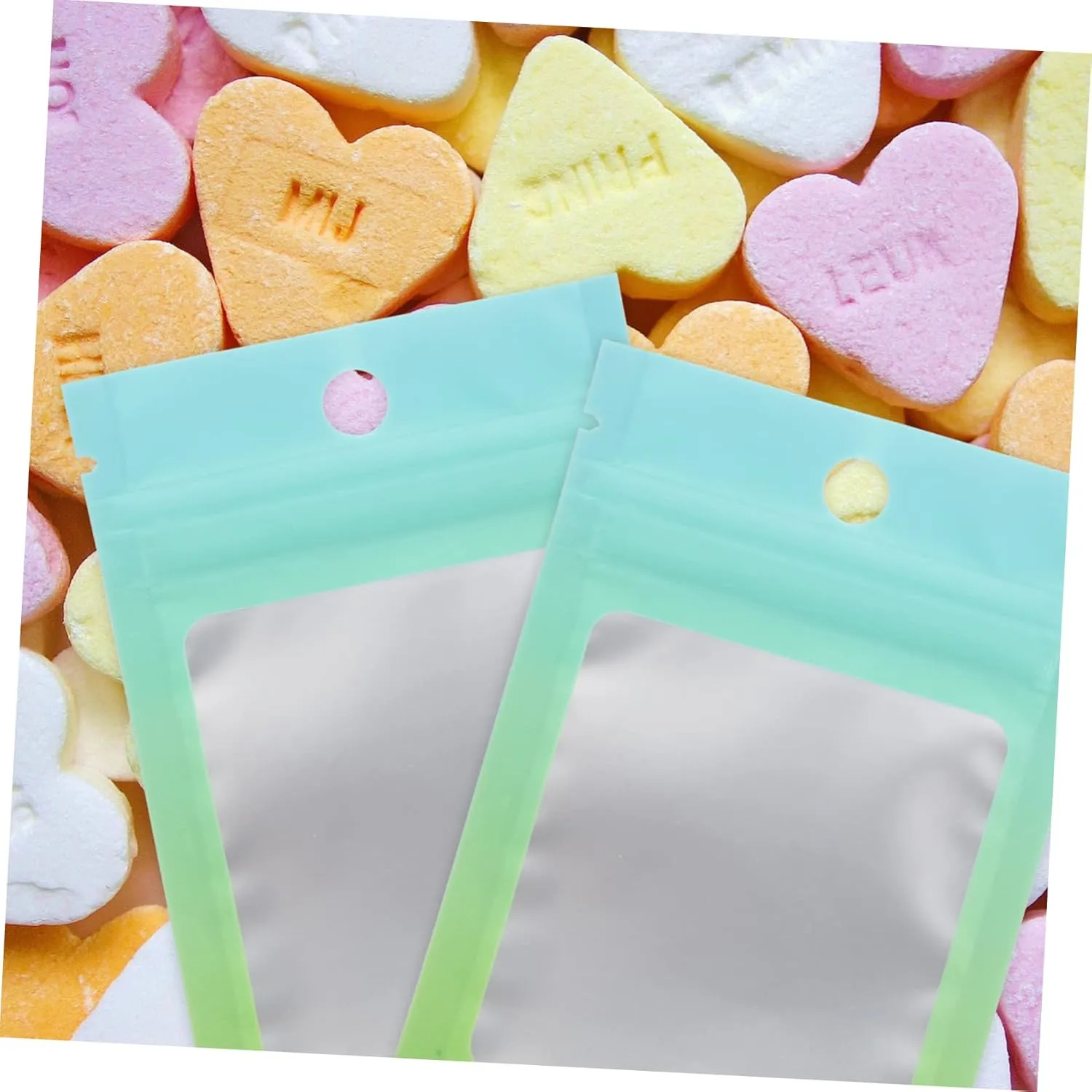 Lightweight Portable Sealing Bags 100pcs Household Pouches for Jewelry Accessory Storage