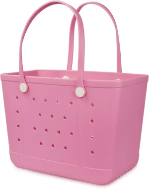 Lightweight Rubber Beach Bag X-Large Waterproof Washable Tote Bag