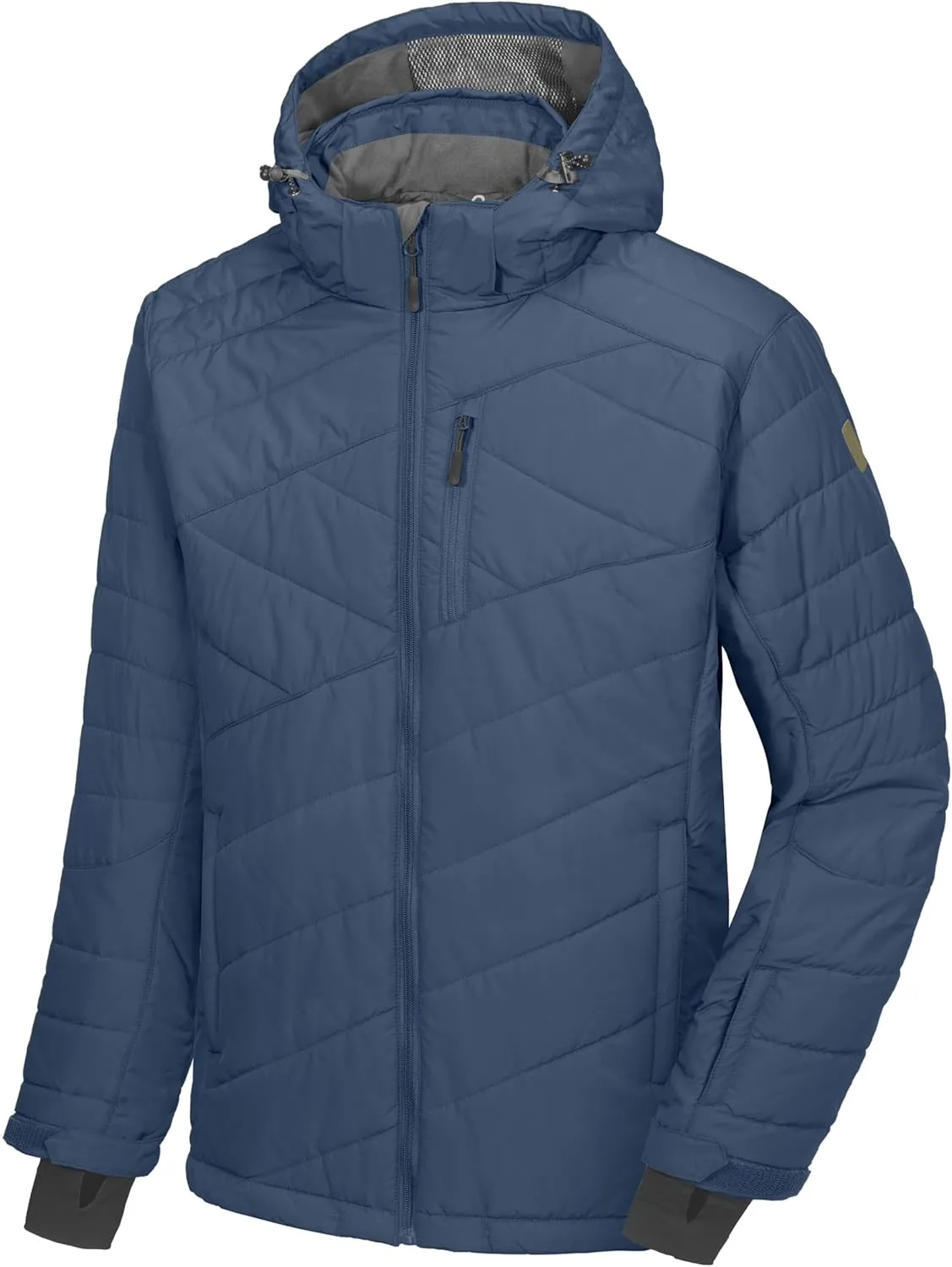 Little Donkey Andy Men's Warm Ski Jacket Water Resistant Insulated Snowboarding Jacket Windproof Winter Snow Coat