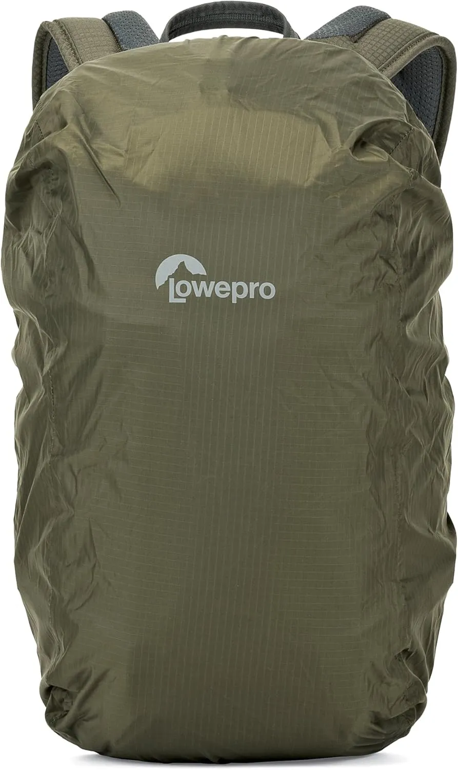 Lowepro LP37014-PWW, Flipside Trek BP 250 AW Backpack for Camera with ActiveZone Suspension System, Tablet Compartment, Grey/Dark Green