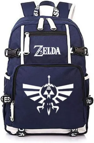 Luminous Canvas Backpack Daypack Student Bag School Bag Bookbag Shoulder Bag