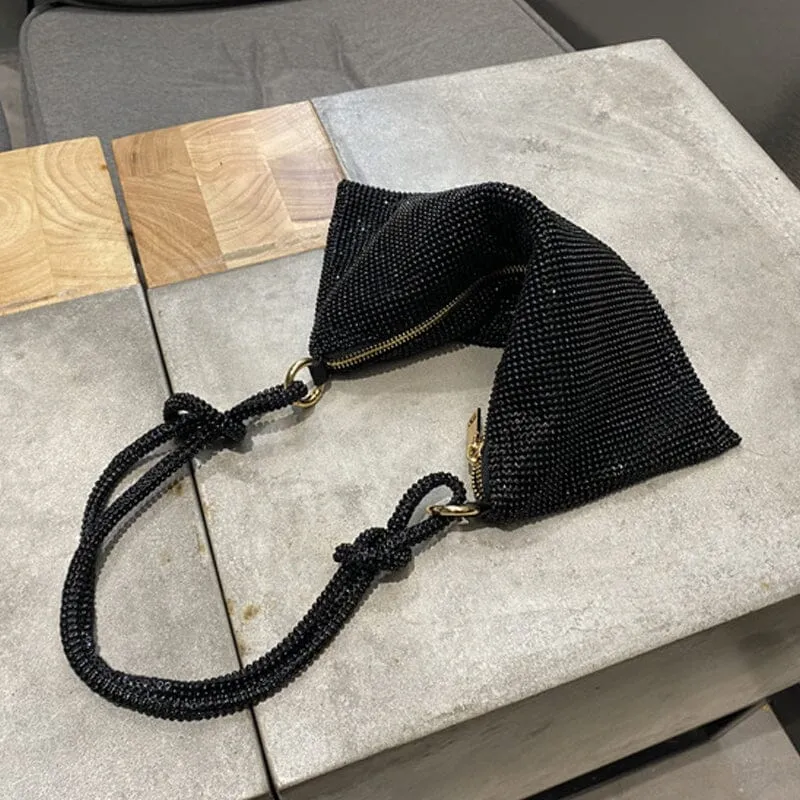 Luxury Design Shiny Rhinestones Handbag