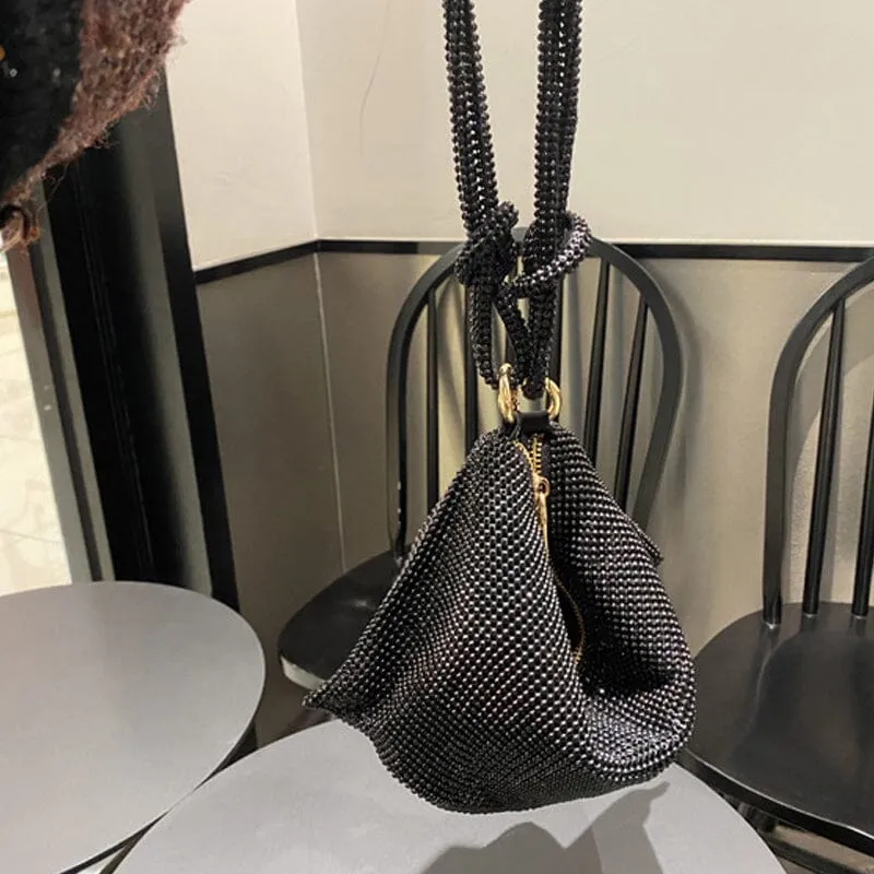 Luxury Design Shiny Rhinestones Handbag