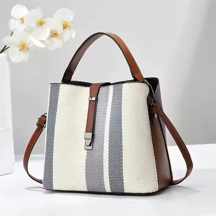 Luxury PU Leather Crossbody Handbag – Large-Capacity Casual Shoulder Bag for Women