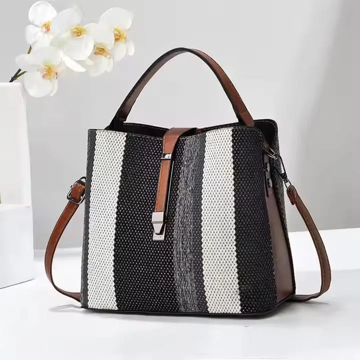 Luxury PU Leather Crossbody Handbag – Large-Capacity Casual Shoulder Bag for Women