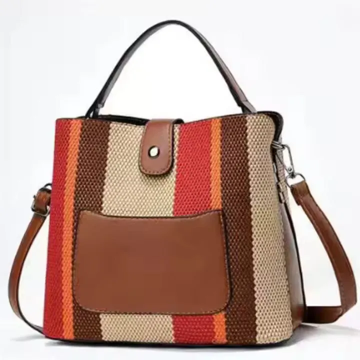 Luxury PU Leather Crossbody Handbag – Large-Capacity Casual Shoulder Bag for Women