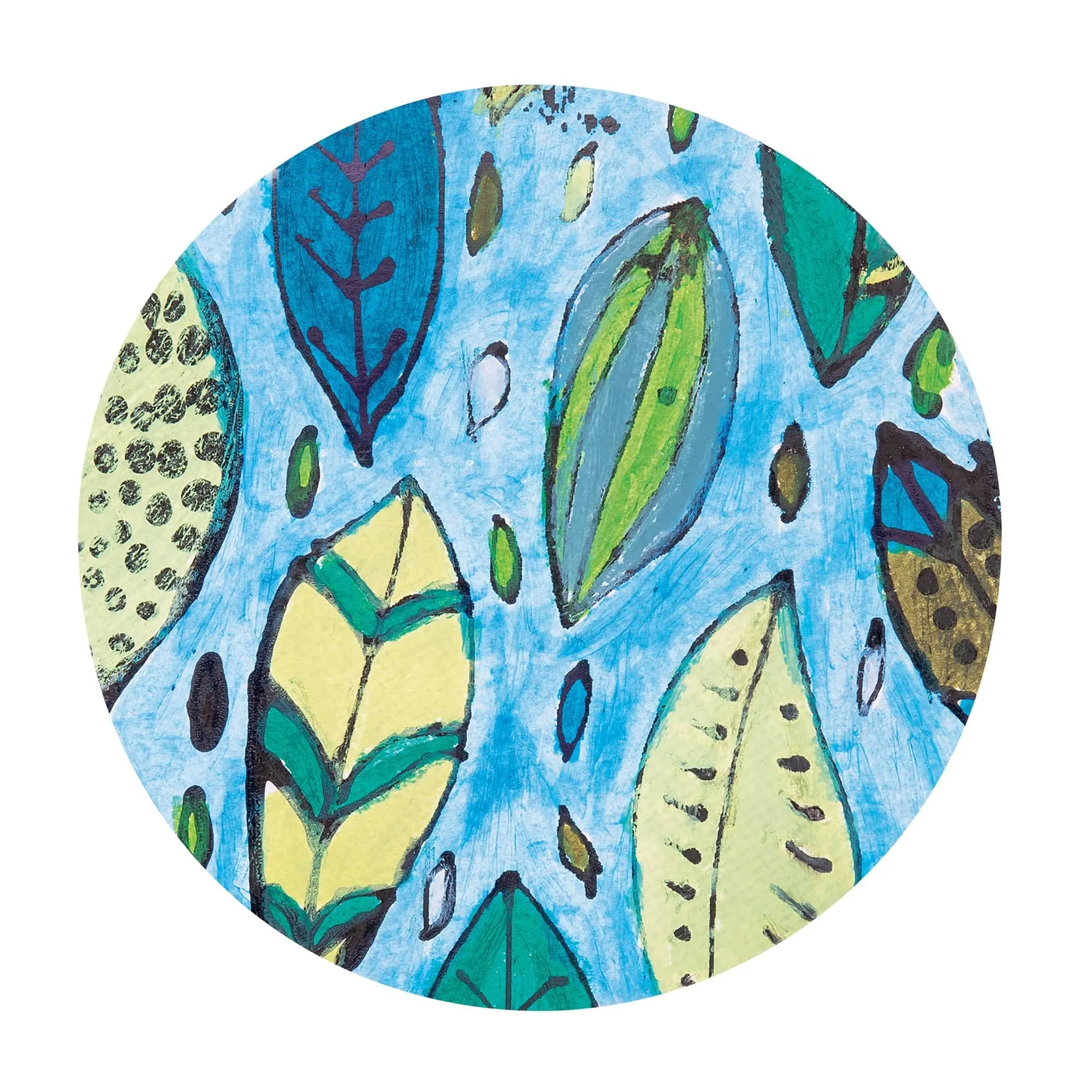 Magnetic Canvas Board Round Pack of 4