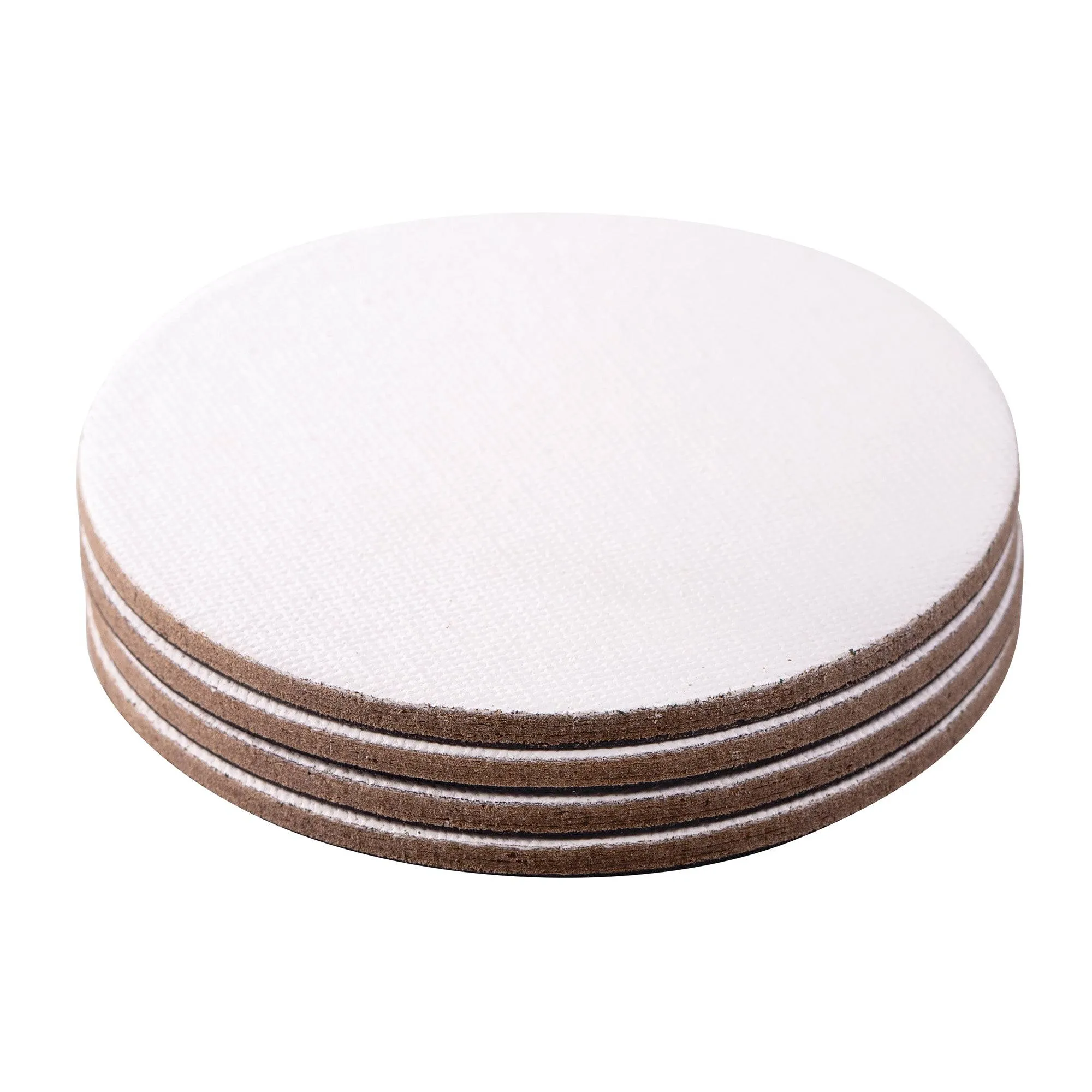 Magnetic Canvas Board Round Pack of 4