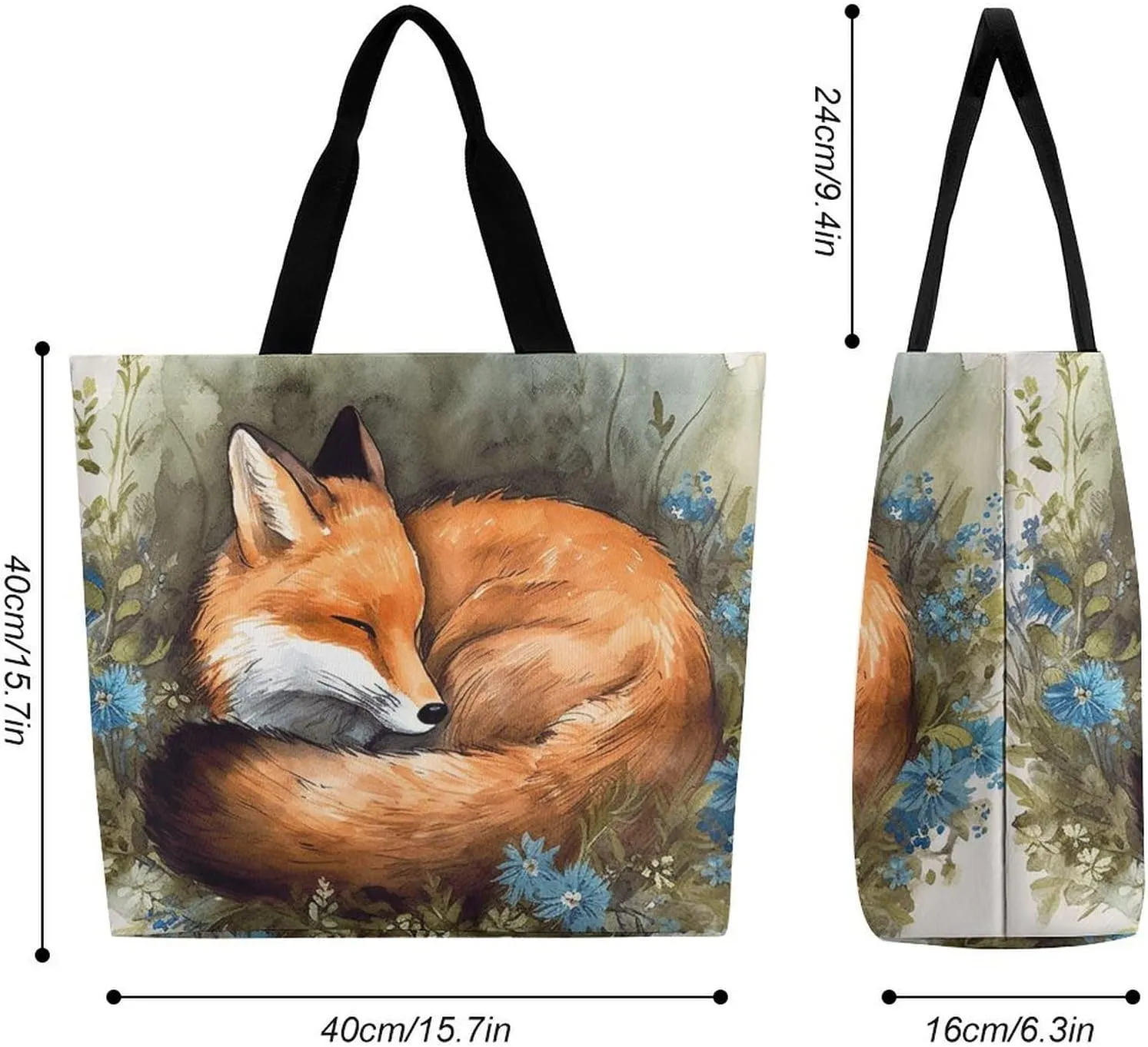 Makeup Theme Pattern Tote Bags, Reusable Grocery Bags, Large Shopping Bags, Beach Bag, Shoulder Bag for Women