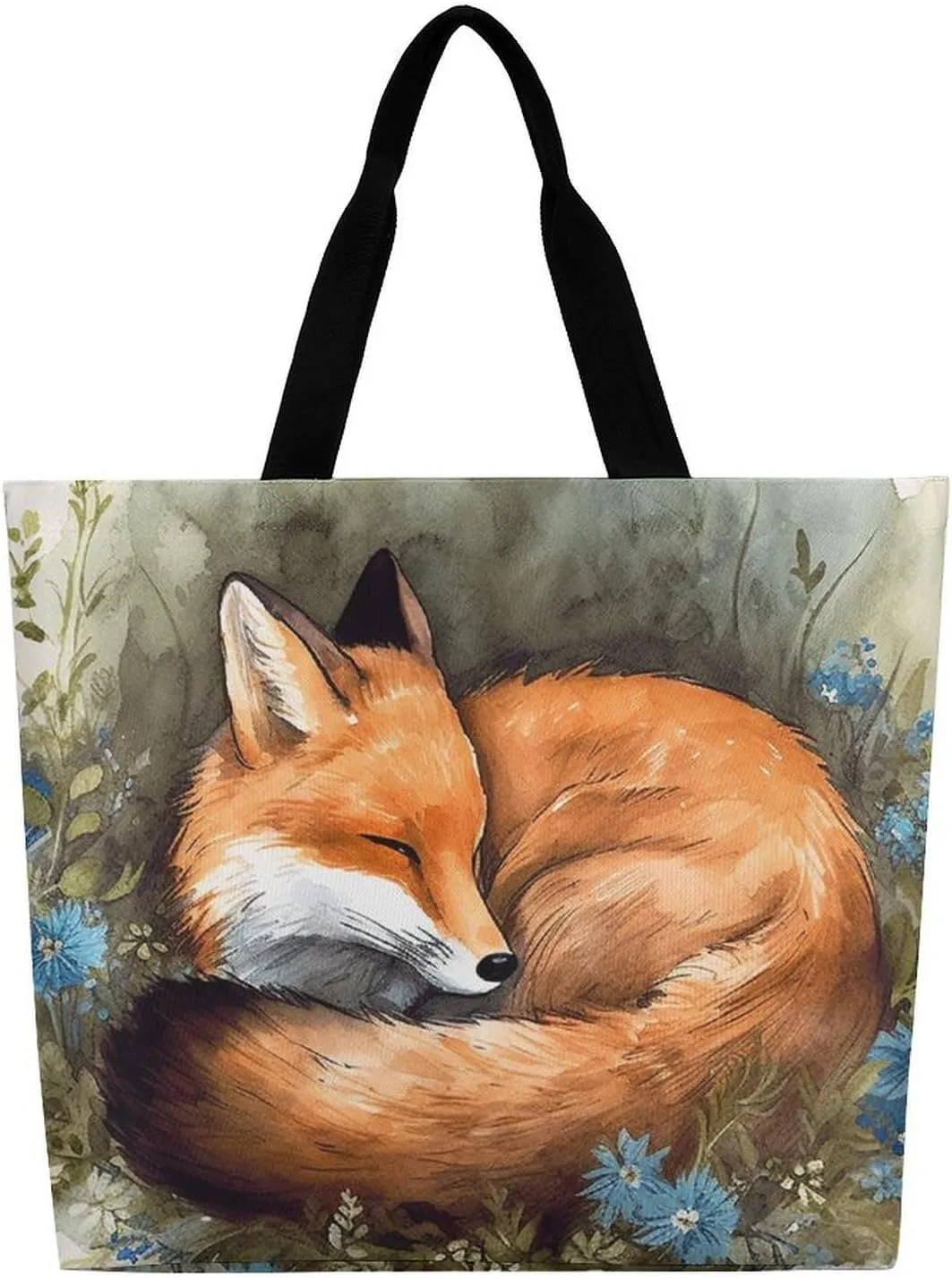 Makeup Theme Pattern Tote Bags, Reusable Grocery Bags, Large Shopping Bags, Beach Bag, Shoulder Bag for Women