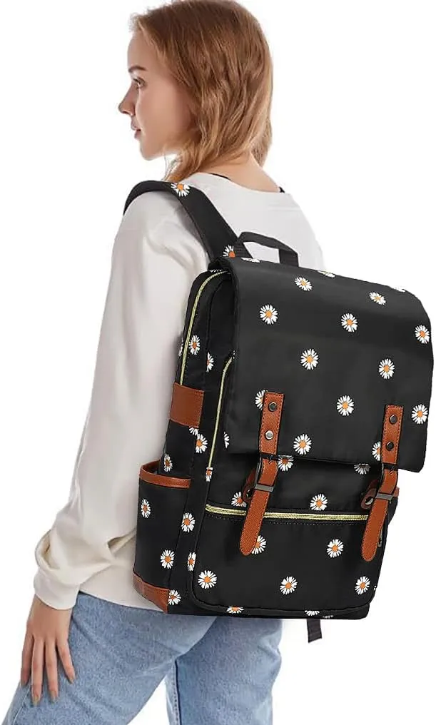 Malaxlx Bookbag for Teen Girls Boys, College School Student Laptop Backpack for Womens