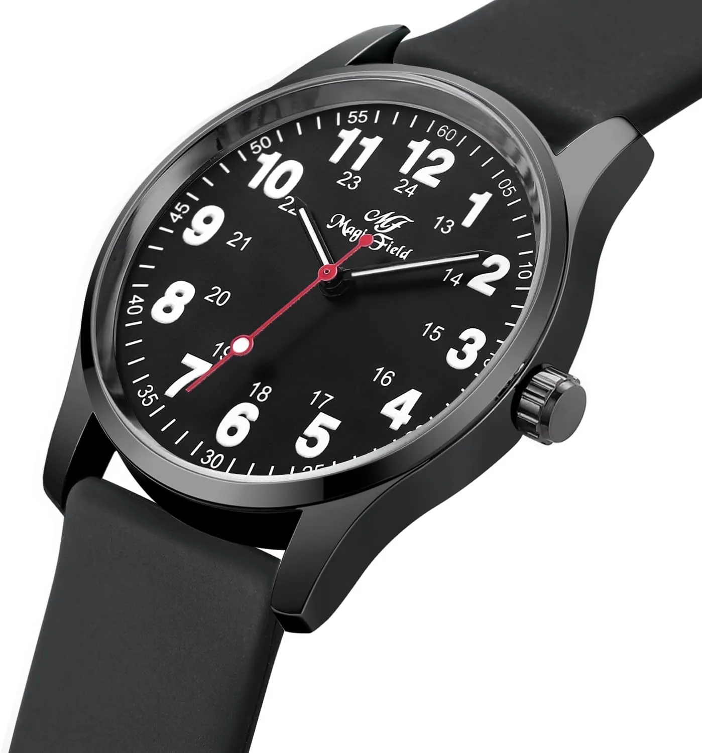 ManChDa Nurse Watch Nursing Watch Analog Medical Watches with Second Hand Easy to Read