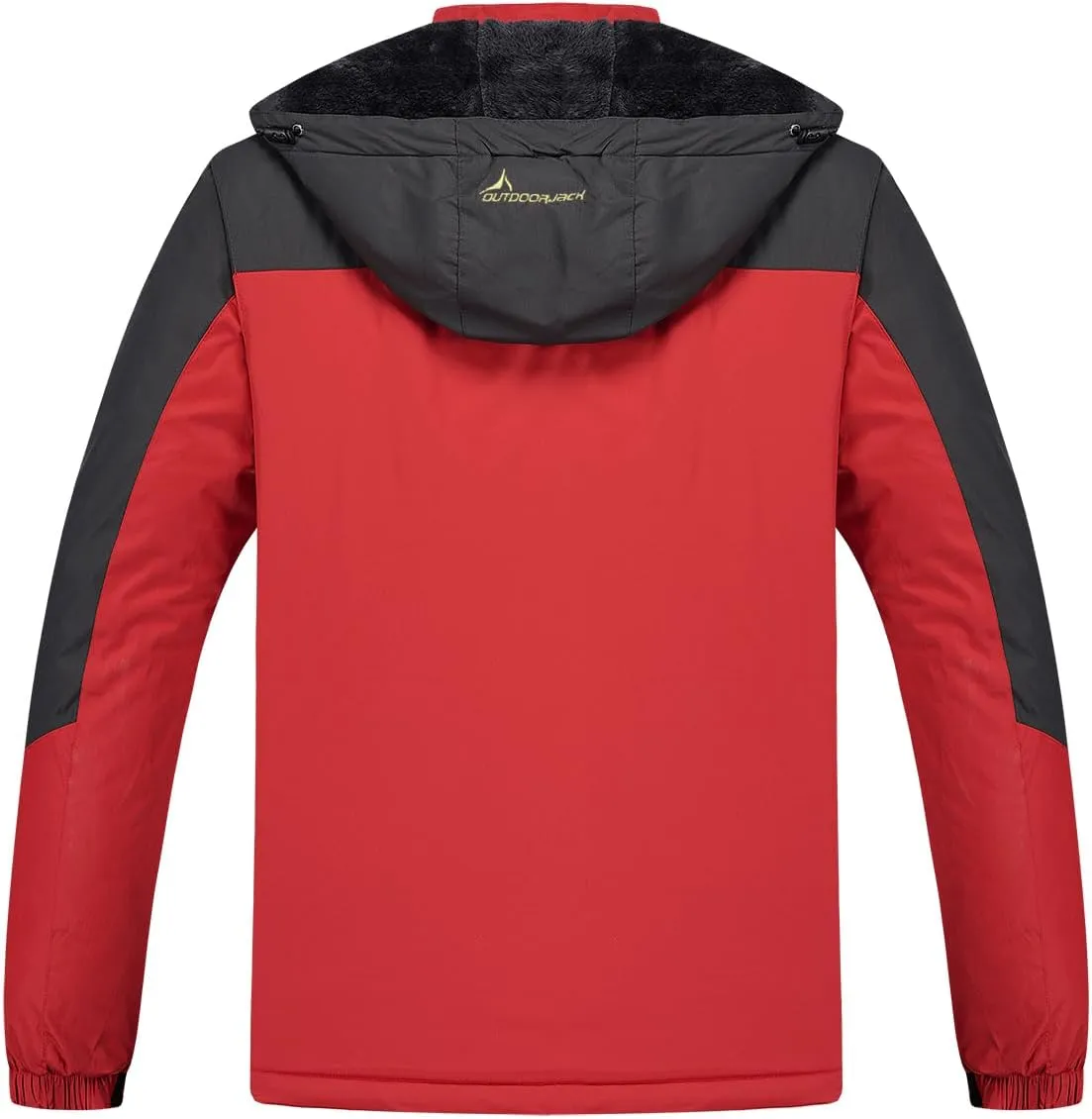 MANSDOUR Men's Snow Ski Hiking Jacket Waterproof Warm Fleece Winter Outdoor Snowboard Windbreaker Hooded Coat…