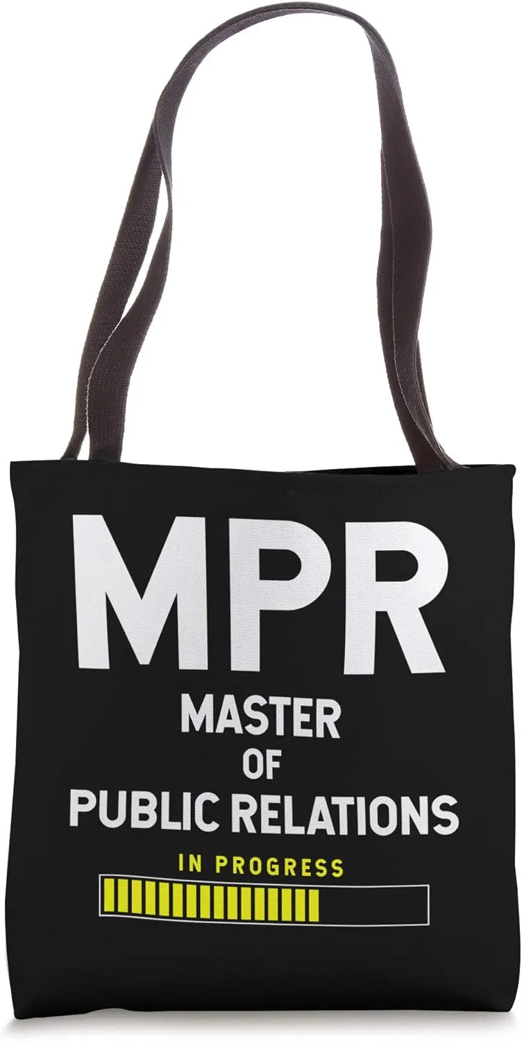 Master of Public Relations Student Tote Bag