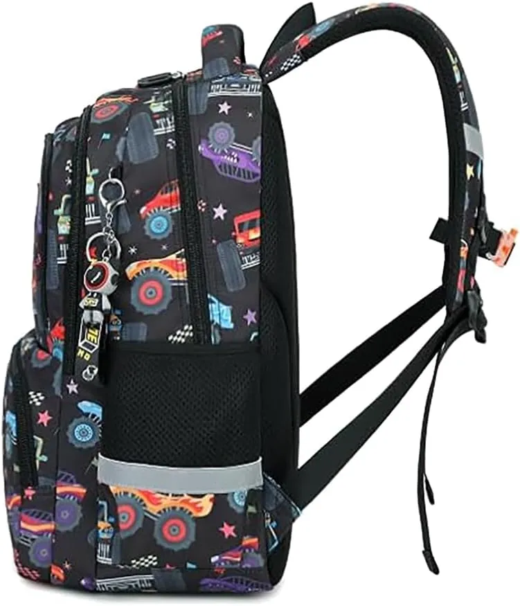 MATMO Kids Backpack Boys Girls Backpack Student School Bag Children Bookbag Daypack (Black)