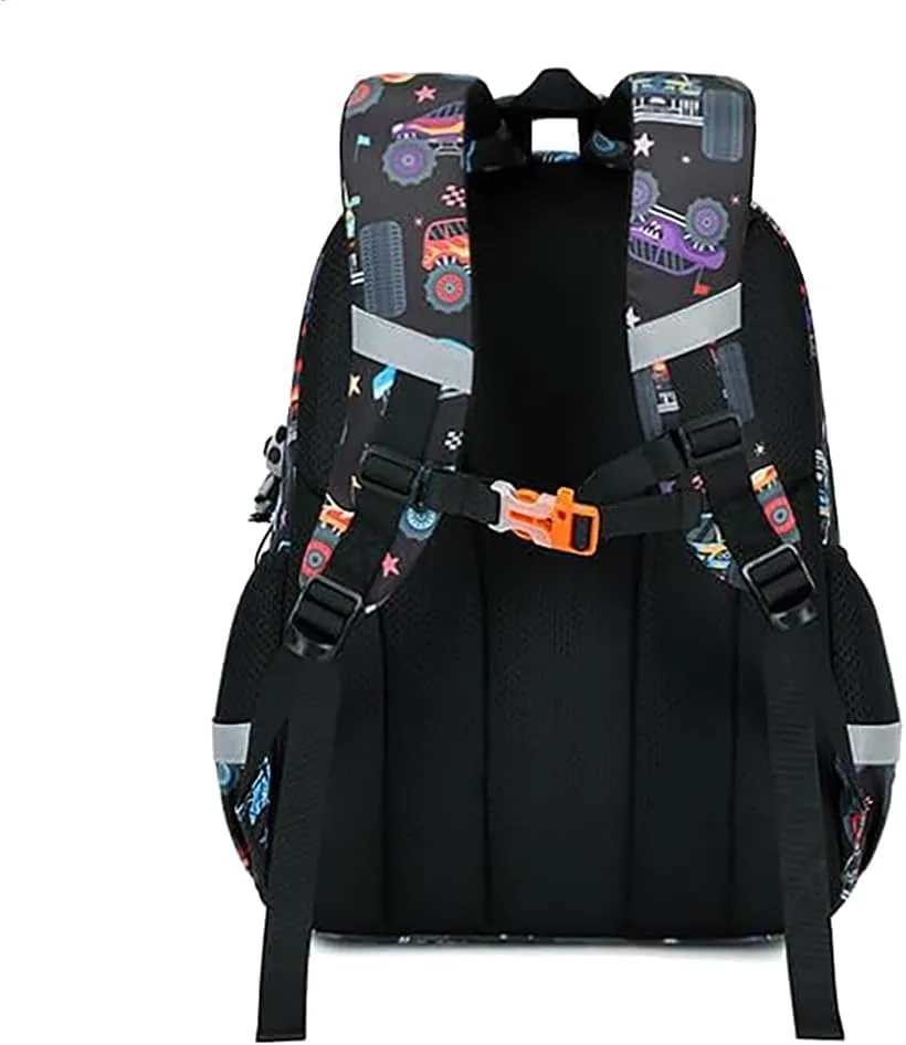 MATMO Kids Backpack Boys Girls Backpack Student School Bag Children Bookbag Daypack (Black)