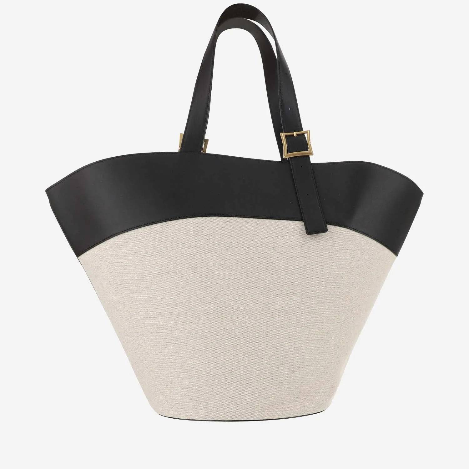Mcm Cotton Canvas And Leather Himmel Shoulder Bag