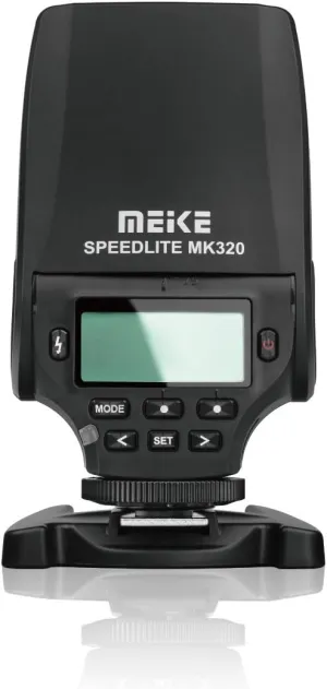 MEIKE MK-320C Speedlite Flash TTL Fit Canon Mirrorless DSLR Hot Shoe Camera 1D Mark Series 1DS Series 5D Mark II 5D Mark III 5D 6D 7D 7D Mark II 50D 60D 70D 100D 550D 600D 700D 1000D 1100D etc