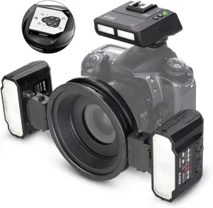 Meike MK-MT24II Macro Close-up Twin Lite Flash Compatible with EF-Mount and EOS R EOS RP Cameras