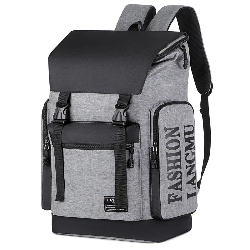 Men's Computer Junior High College Trend Backpacks