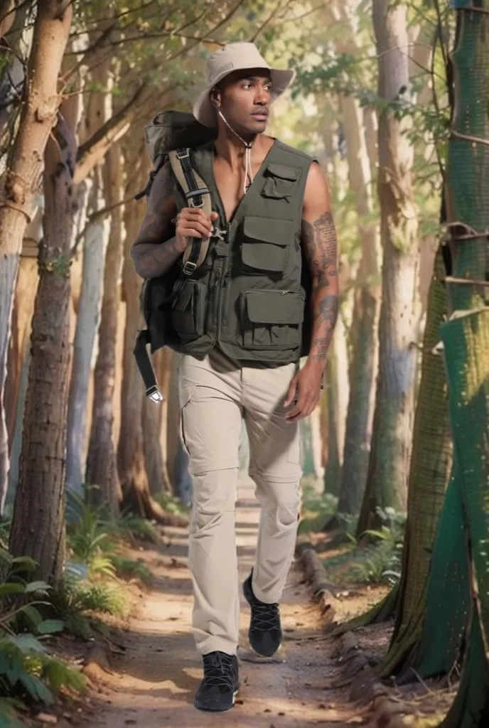 Men's Lightweight Hiking Cargo Work Pants Quick Dry Water Resistant Fishing Travel Climbing Outdoor Stretch Pants