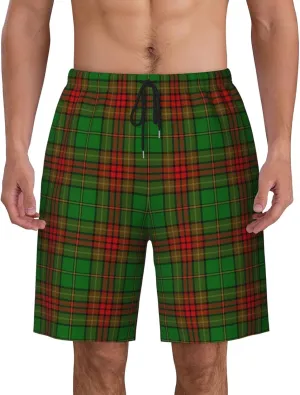 Men's Swim Trunks, Quick Dry Beach Shorts Summer Cool Beach Shorts with Mesh Lining